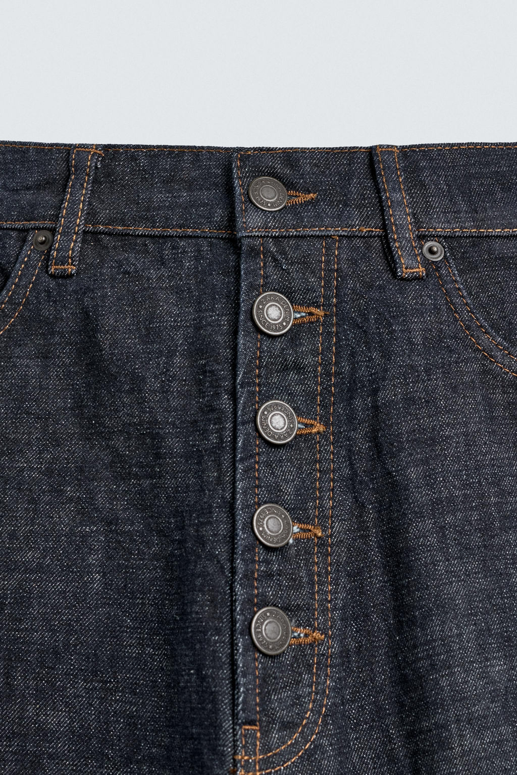 JEANS LOOSE FIT BOTONADURA / ?ndigo - Zara фото 9