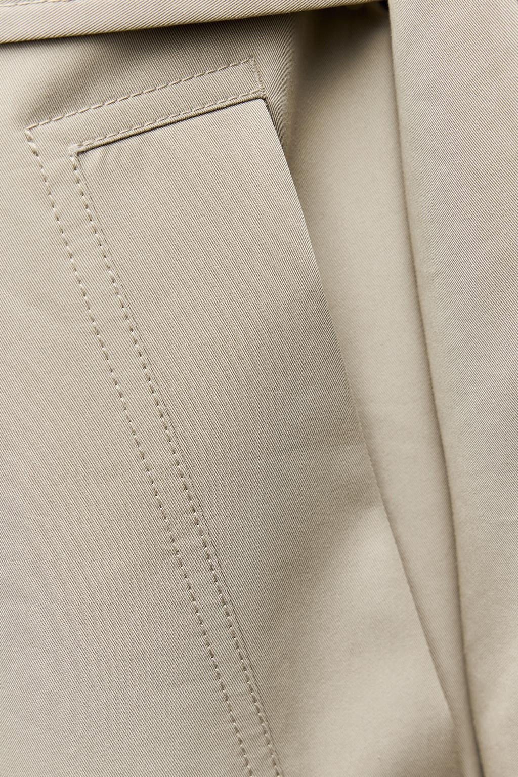 ZW COLLECTION TRENCH COAT WITH BELT - Zara фото 11