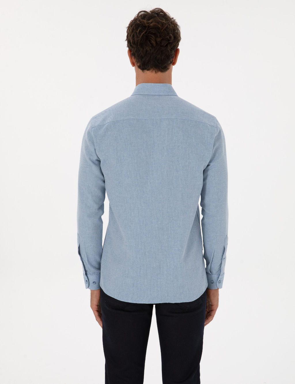 Mavi Slim Fit Uzun Kollu G_mlek - Pierre cardin фото 5