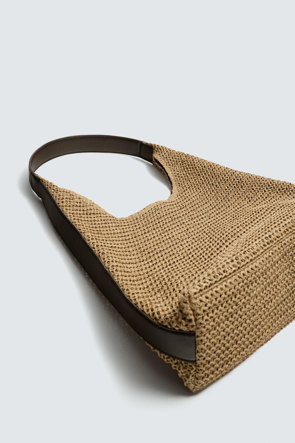 BOLSO SHOPPER TRENZADO / Blanco Crudo - Zara фото 5