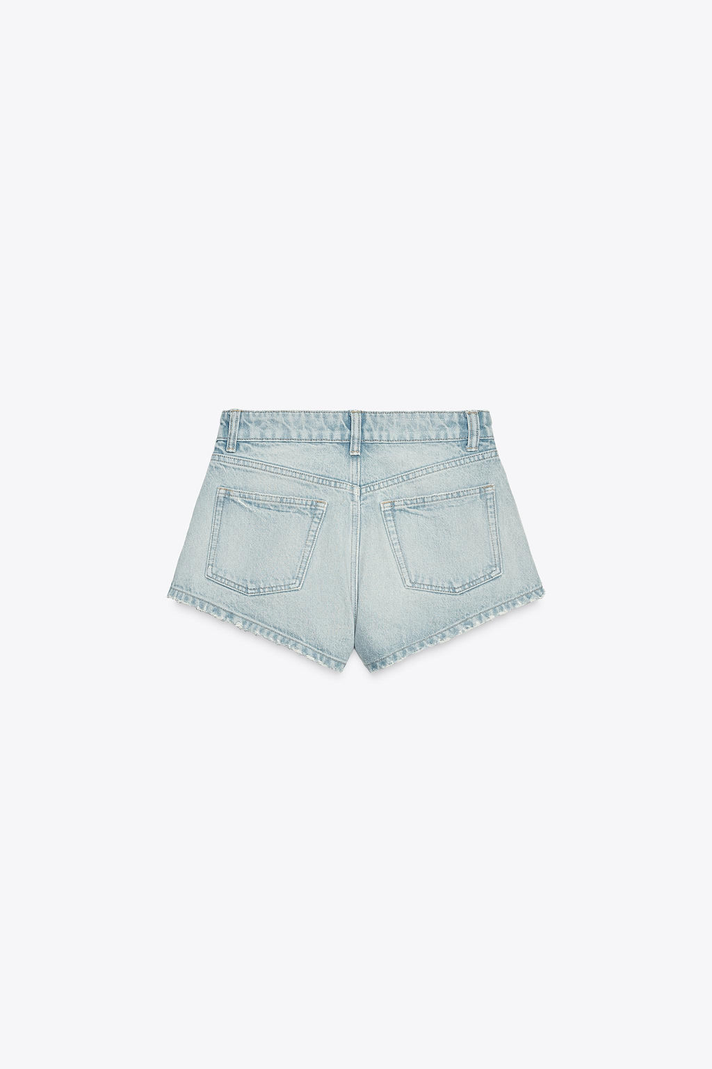 MID-WAIST TRF MINI DENIM SHORTS - Zara фото 20
