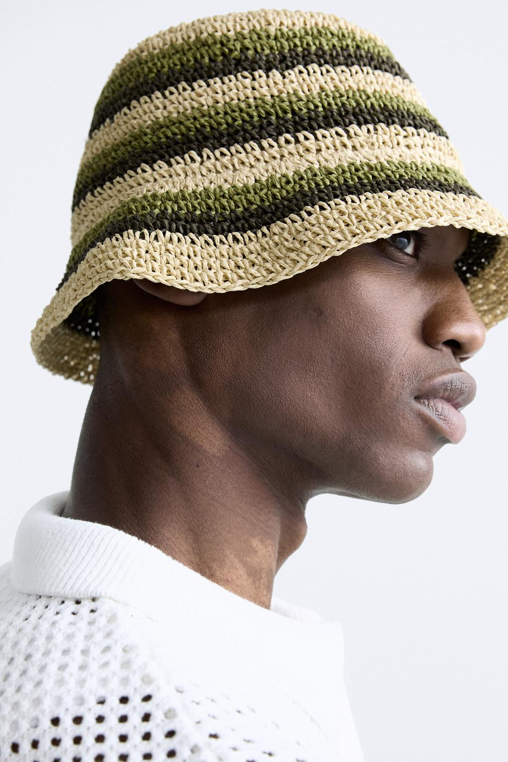 STRIPED CROCHET HAT - Zara фото 4