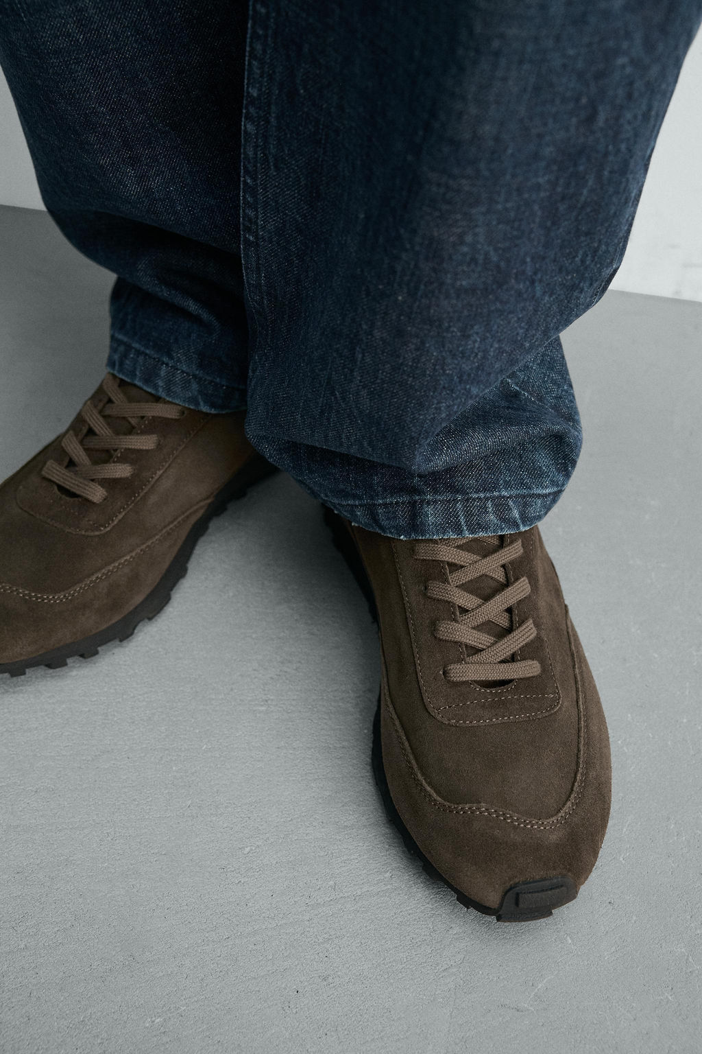 ZAPATILLA PIEL / Gris Topo - Zara фото 3