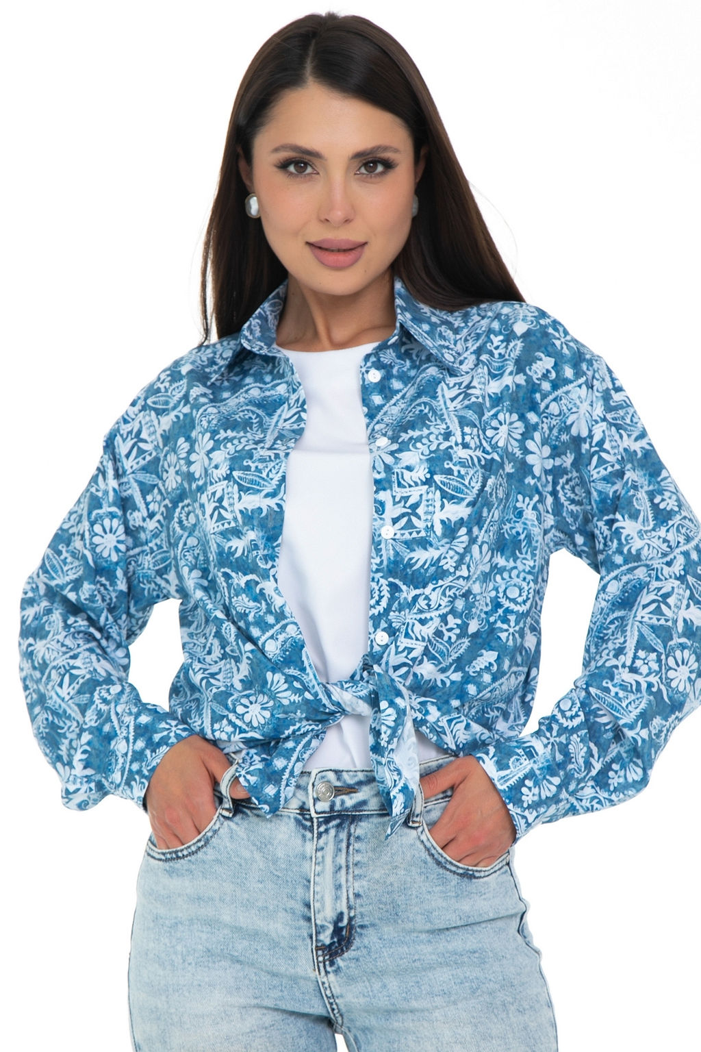 Рубашка Отличная Хит (голубой)