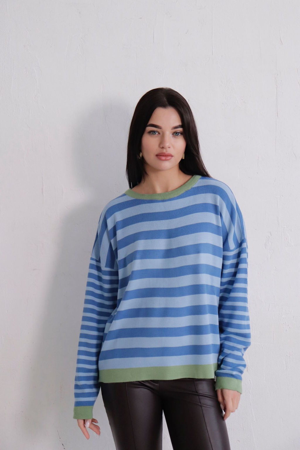 10653 Джемпер в полоску - Martichelli фото 16