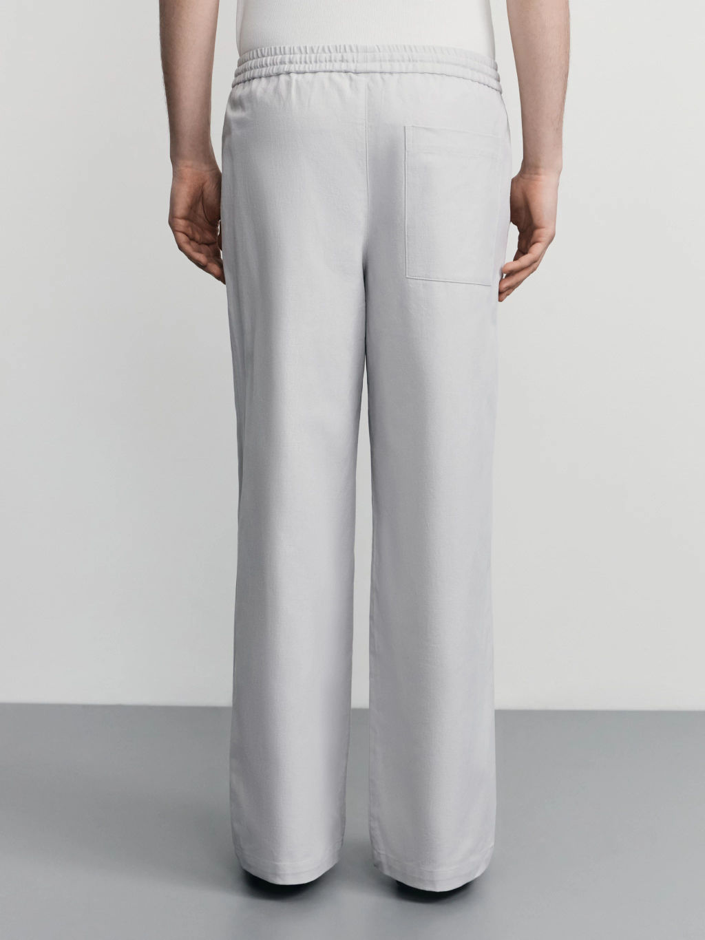 Брюки relax со льном / Zarina  фото 5