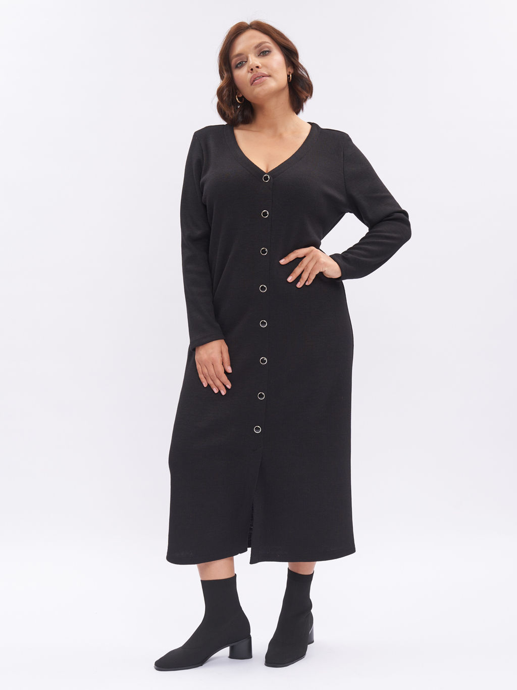 Платье из джерси ZPP81008BLK01 - ZORY фото 2