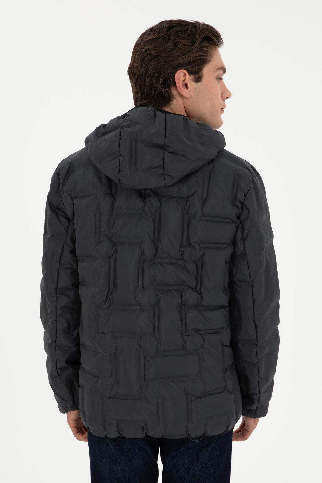 Мужское пальто антрацитового цвета - U.s. polo assn фото 5