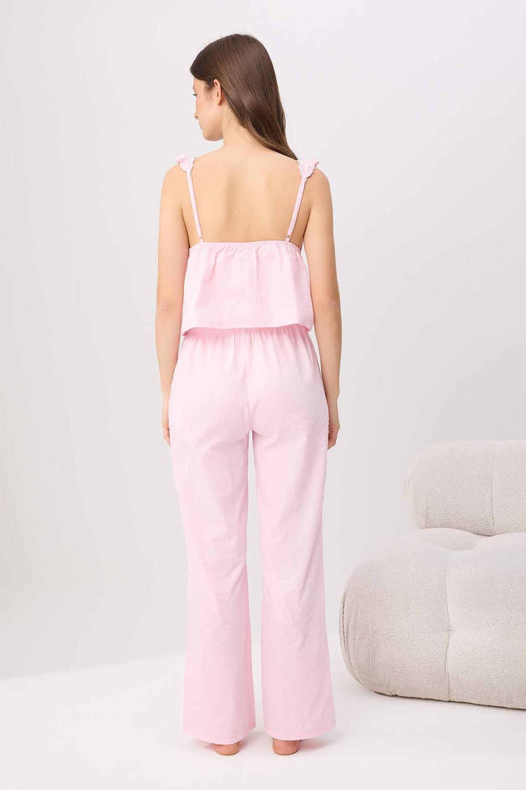 Pembe-Cok Renkli Dokuma Pijama Tak?m? THMSS26PT00075 - Trendyolmilla фото 4