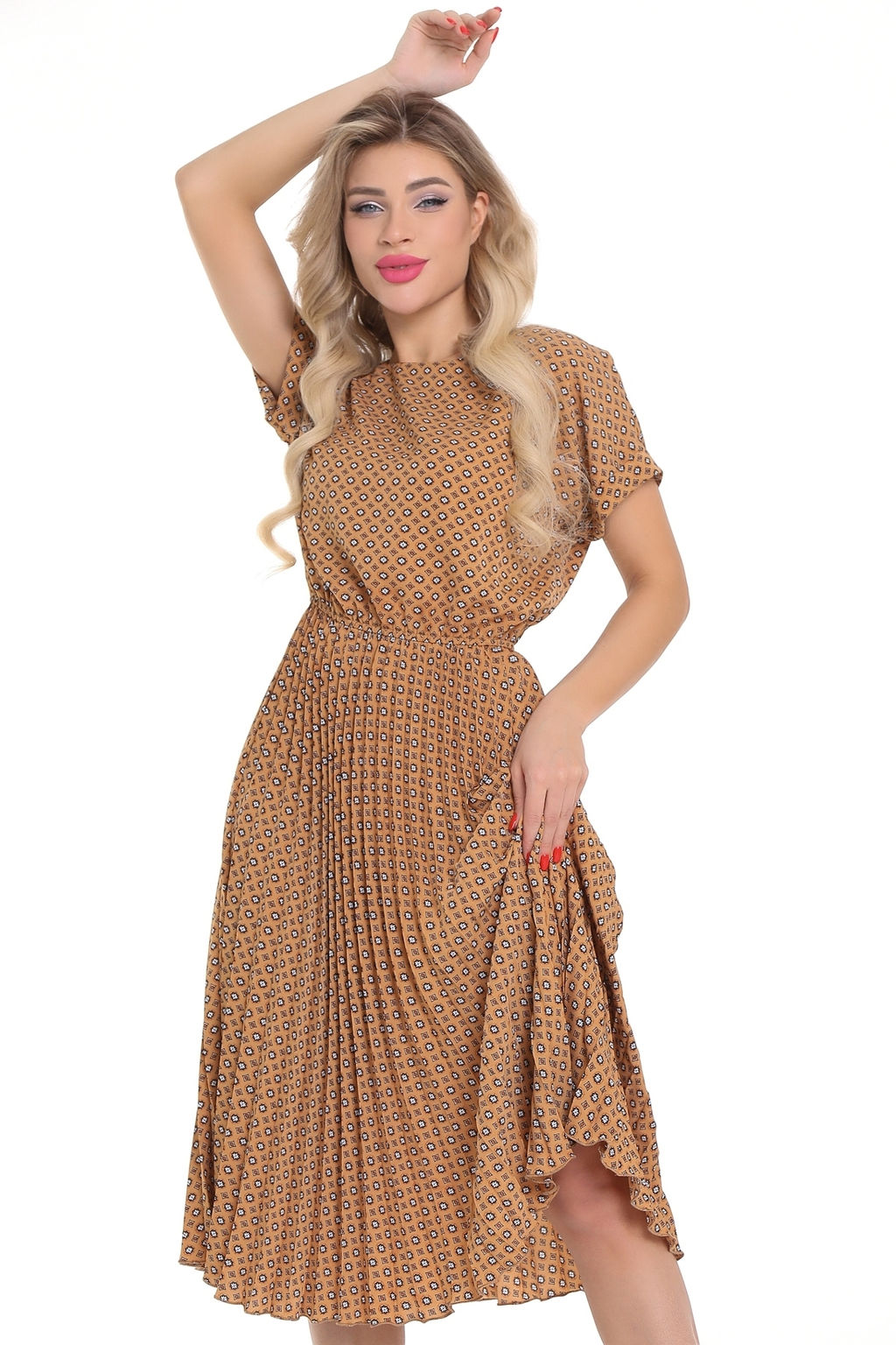 платье Летнее(гофре,голд) - Diolche фото 2