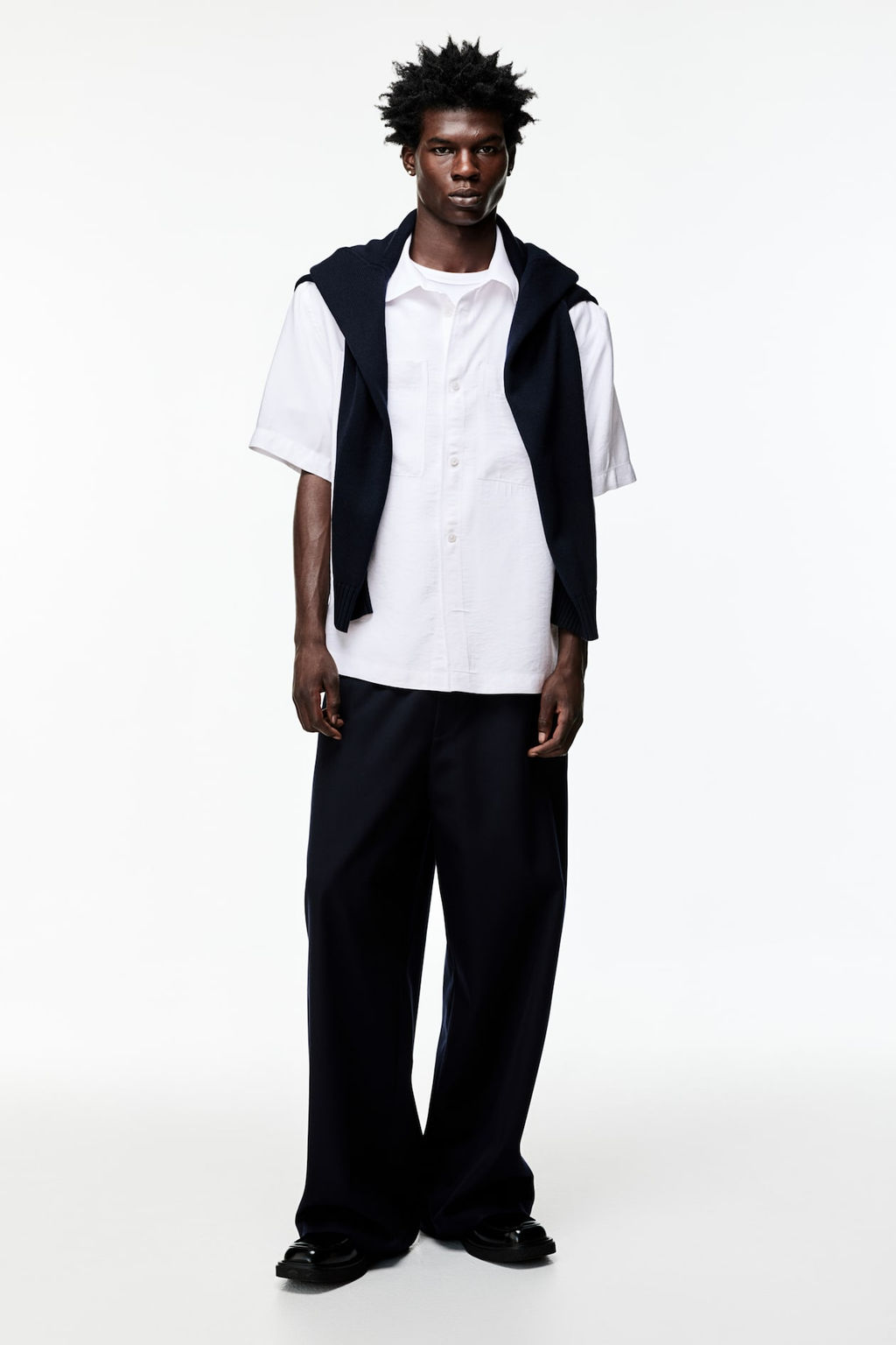 Camisa en mezcla de modal Regular Fit - H&m фото 2