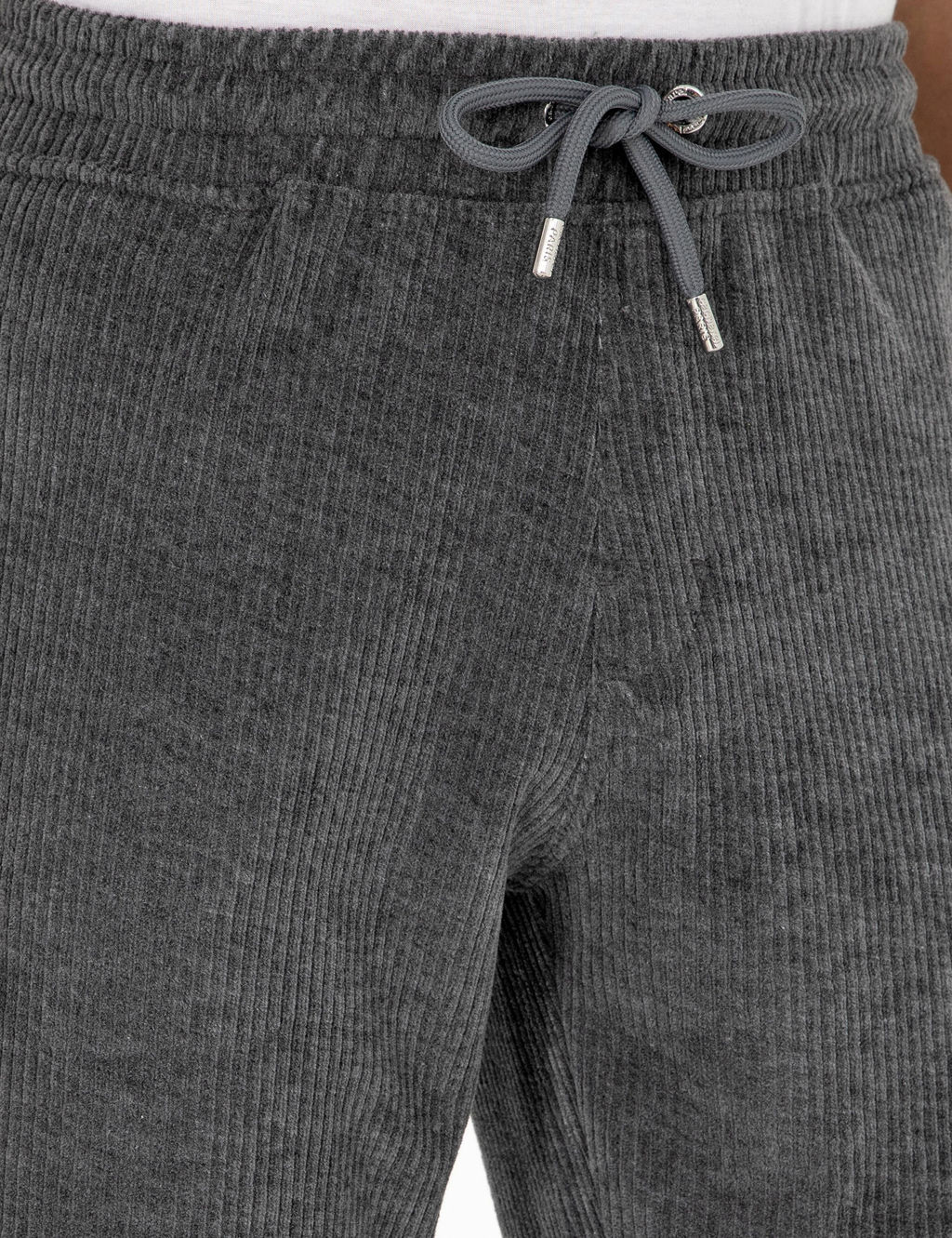 Антрацитовые спортивные штаны узкого кроя - Cacharel фото 5