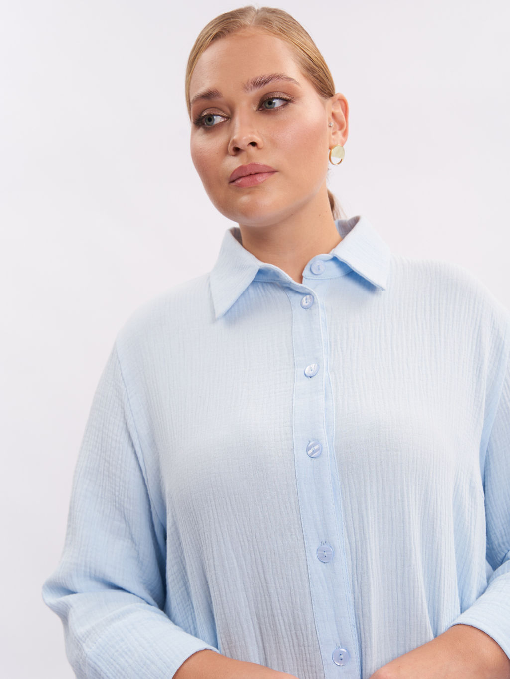 Платье муслина PP30701BLU15