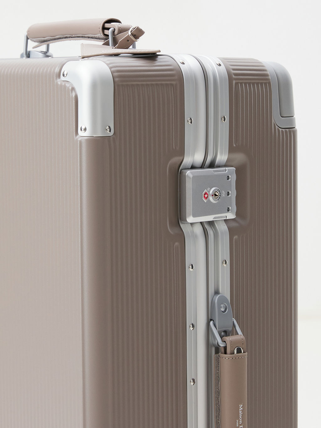 Чемодан MAISON DAVID Артикул 4212942, коричнево-серый фото 4