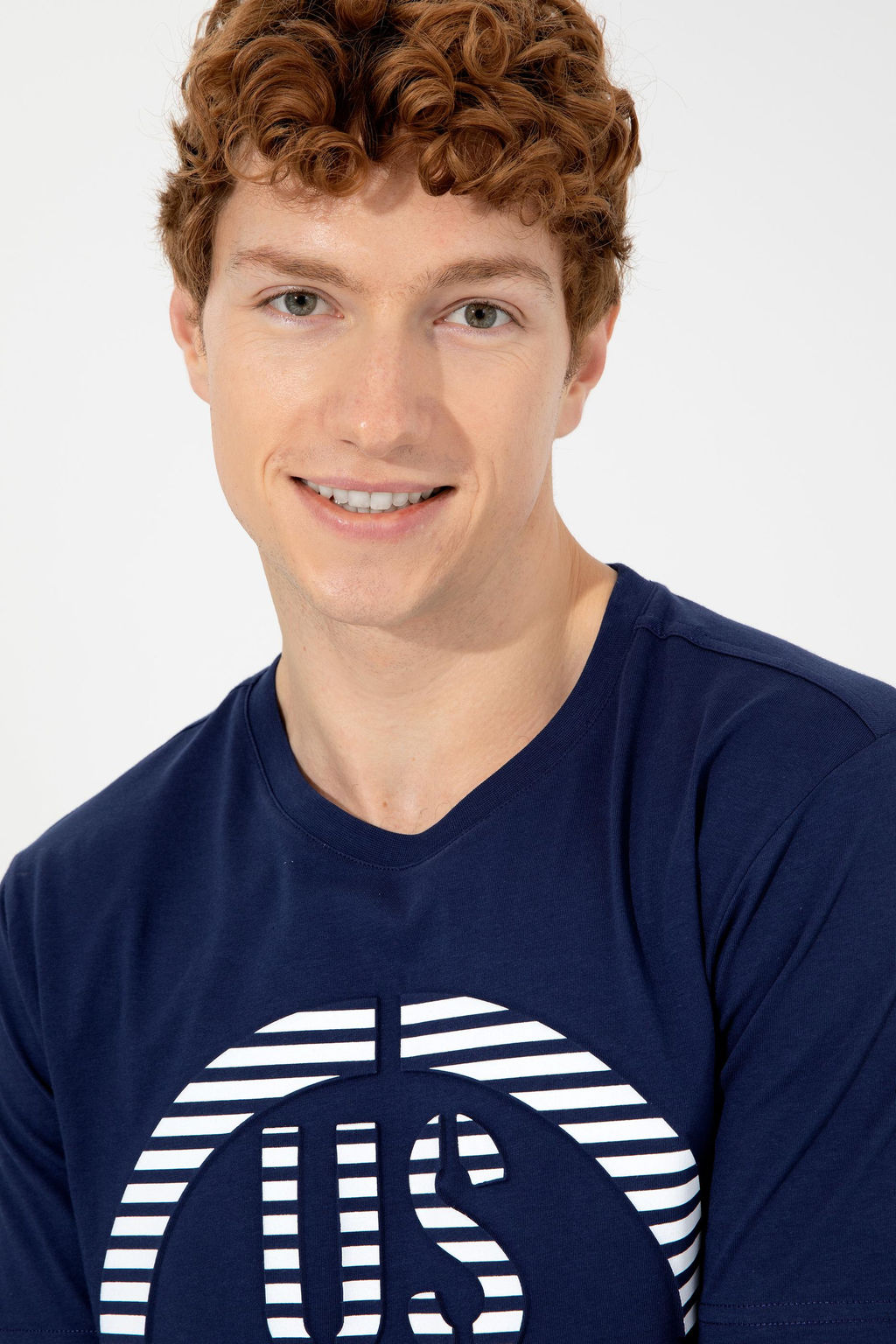 Erkek Lacivert Bisiklet Yaka Ti__rt