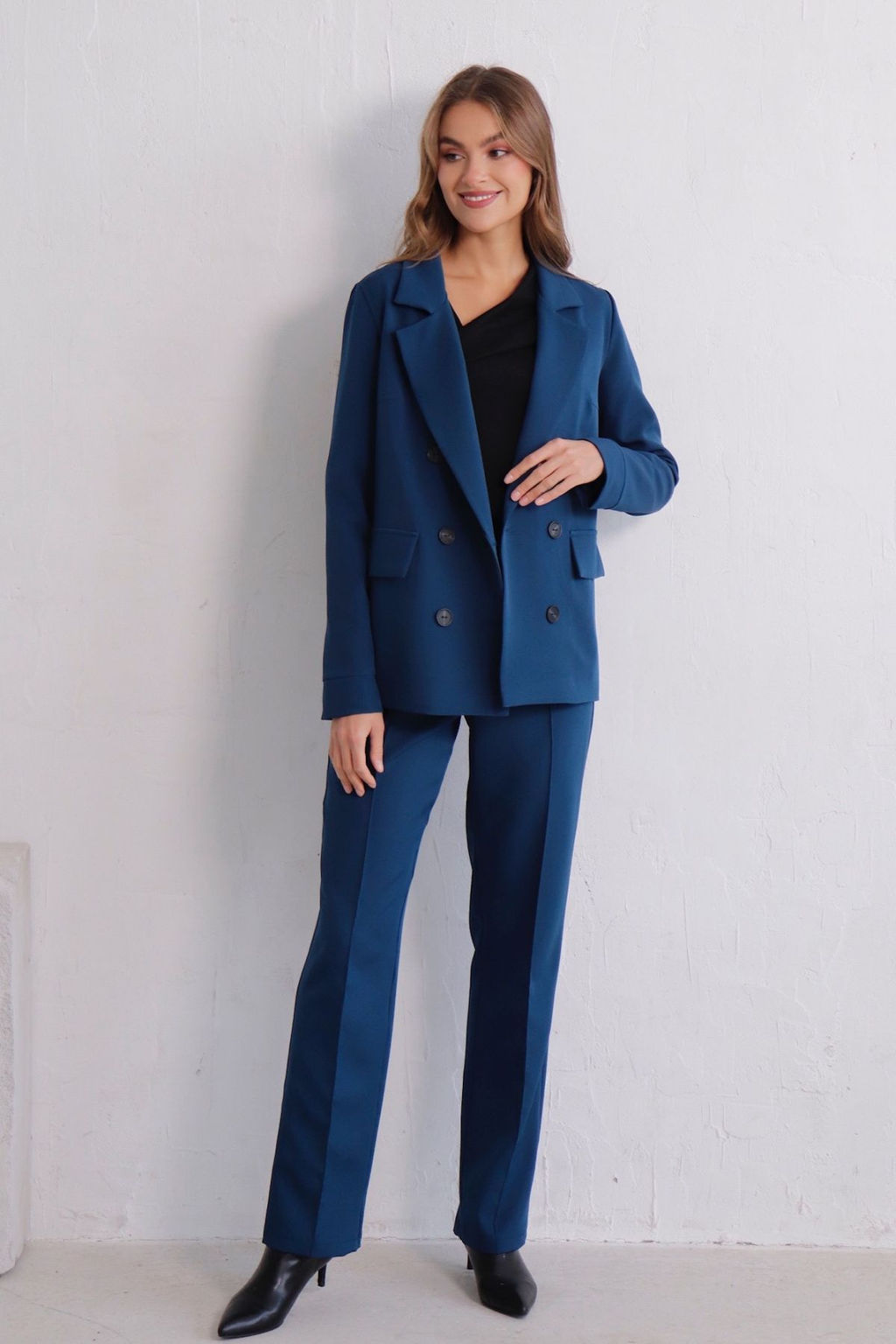 Костюм брючный в глубоком синем - Martichelli фото 3