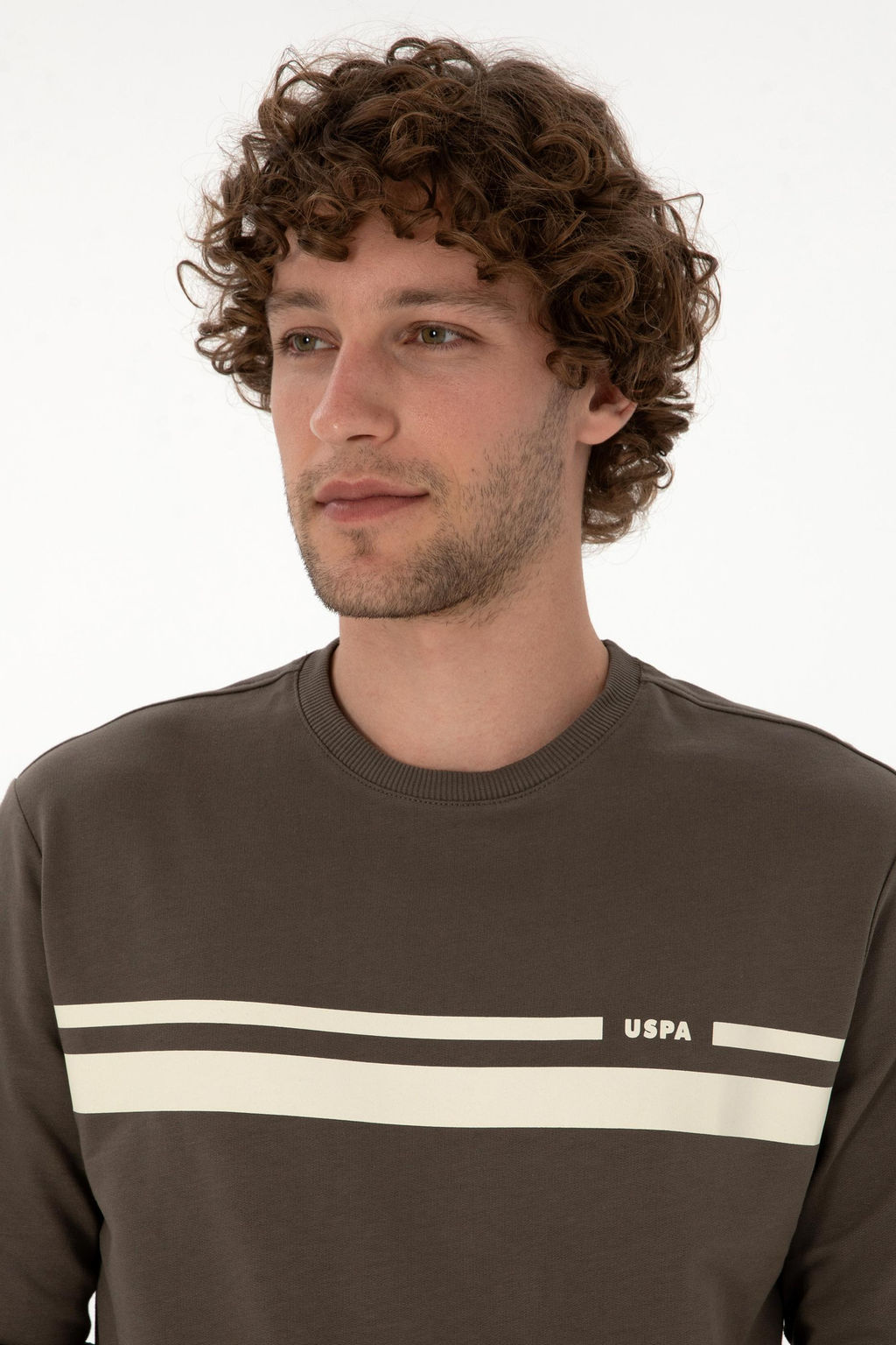 Erkek Vizon Sweatshirt Sepette S_rpriz _ndirim - U.s. polo assn фото 2