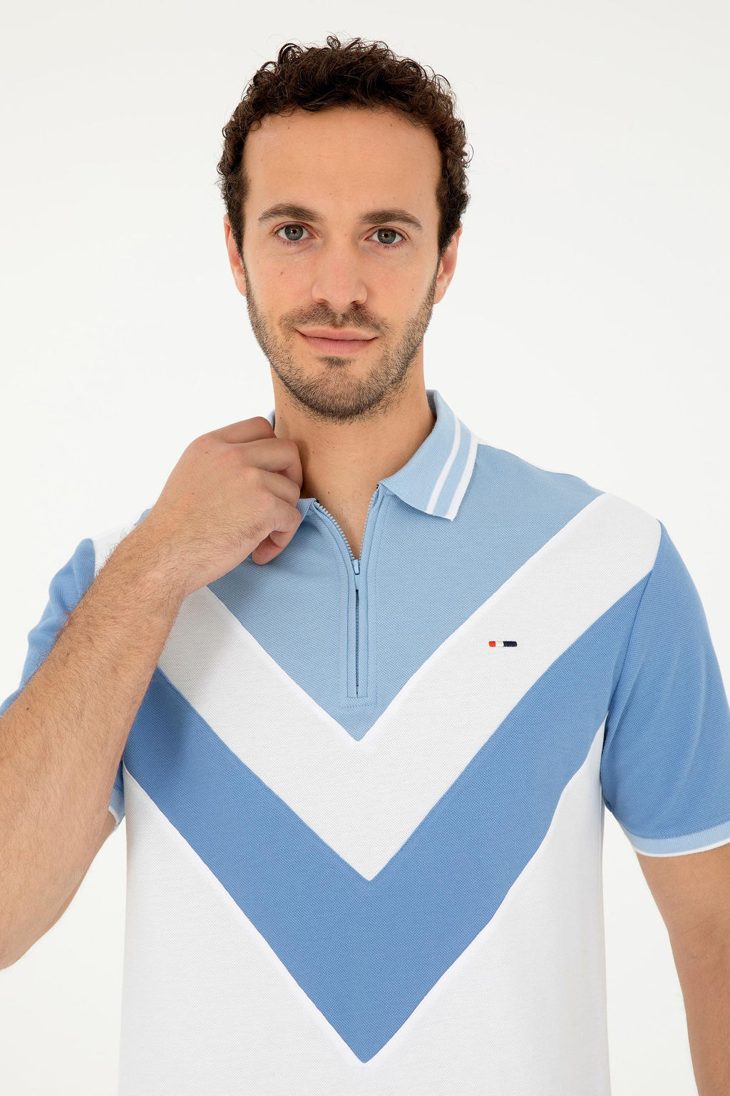 Мужская темно-синяя футболка - U.s. polo assn фото 2