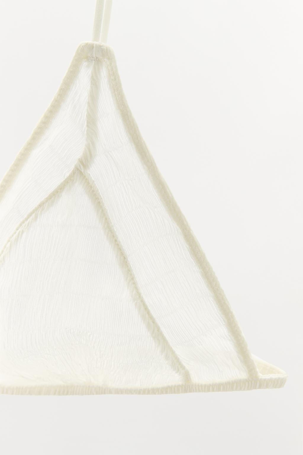 STRUCTURED SILK BRALETTE - Zara фото 8