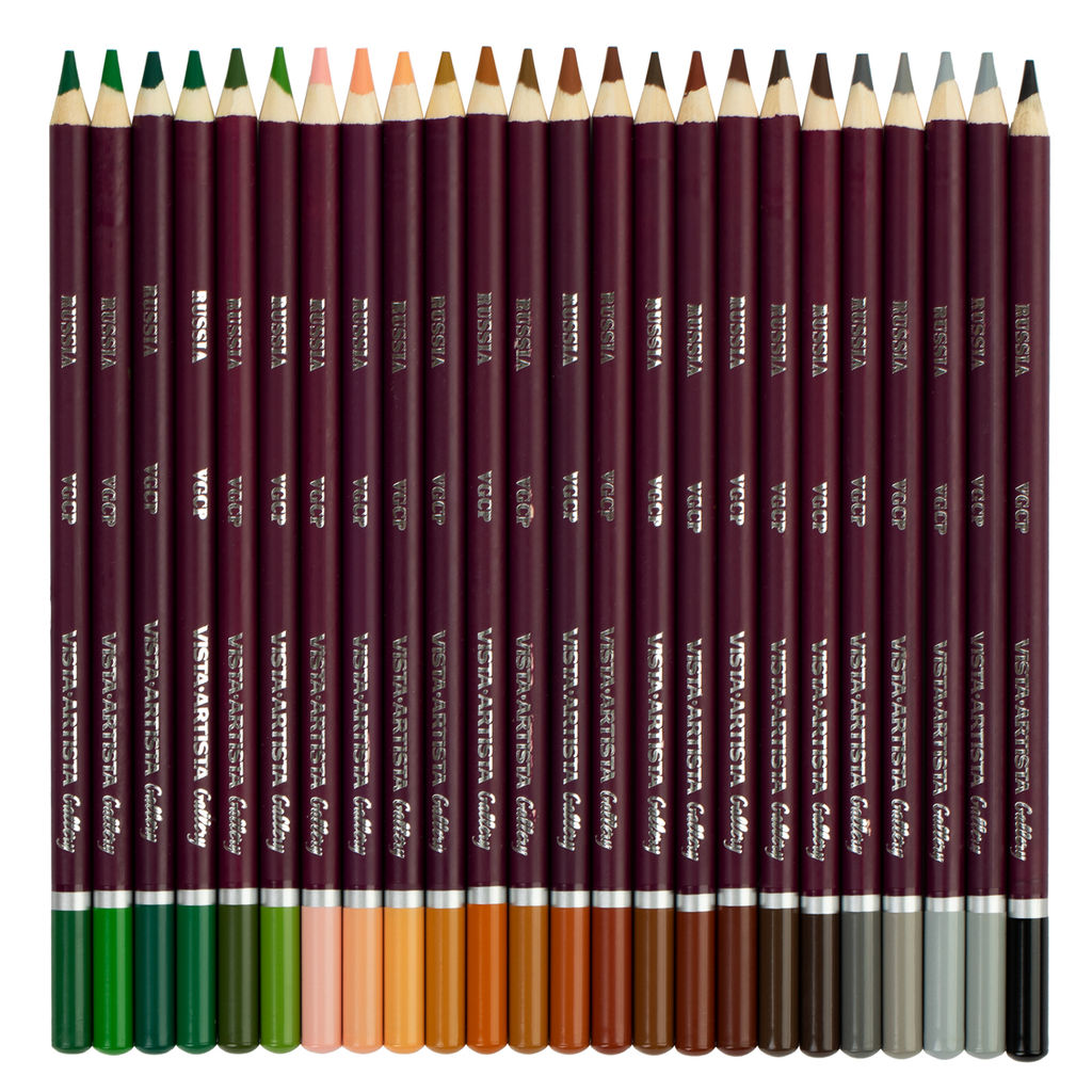 VISTA-ARTISTA Gallery VGCPP-72 Набор цветных карандашей заточенный 72 цв. подарочная упаковка
