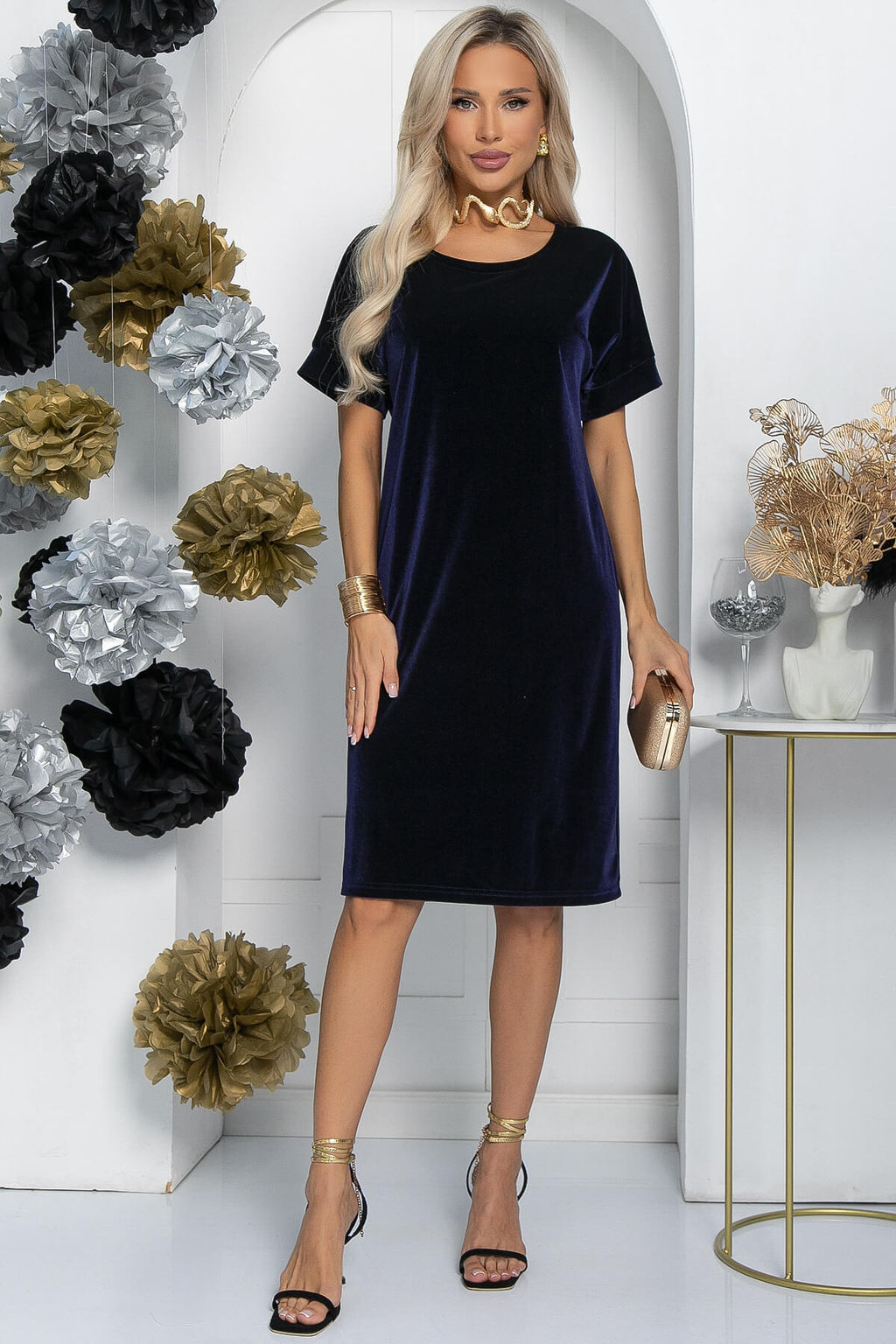 Платье Покоряя сердца (темно-синее) П11238 - Lt collection фото 6