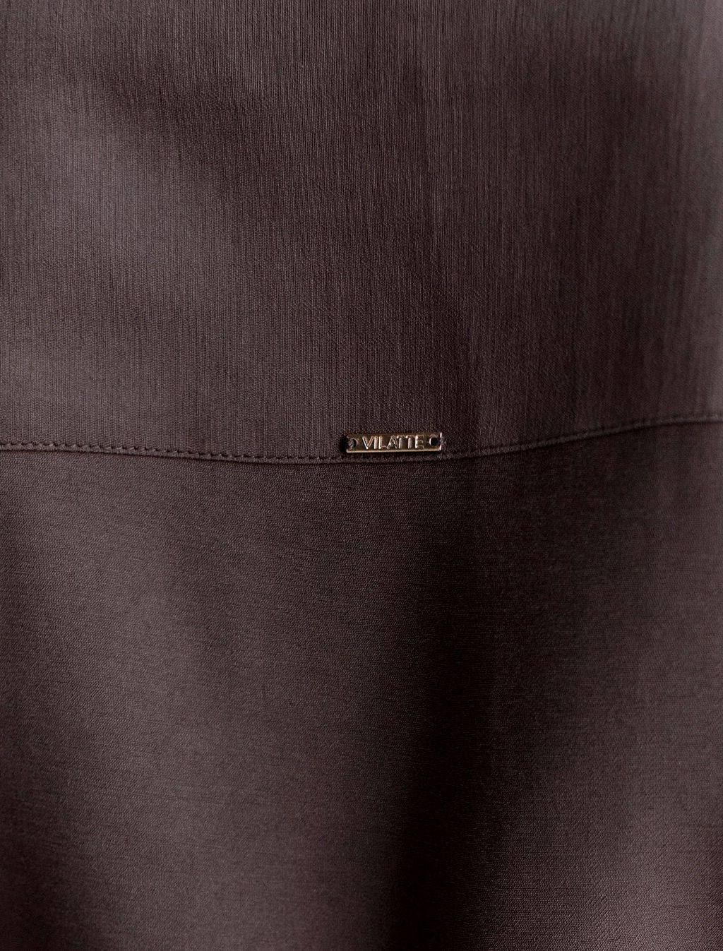 Платье-рубашка с кулиской на талии из плотного лиоцелла - Vilatte фото 8