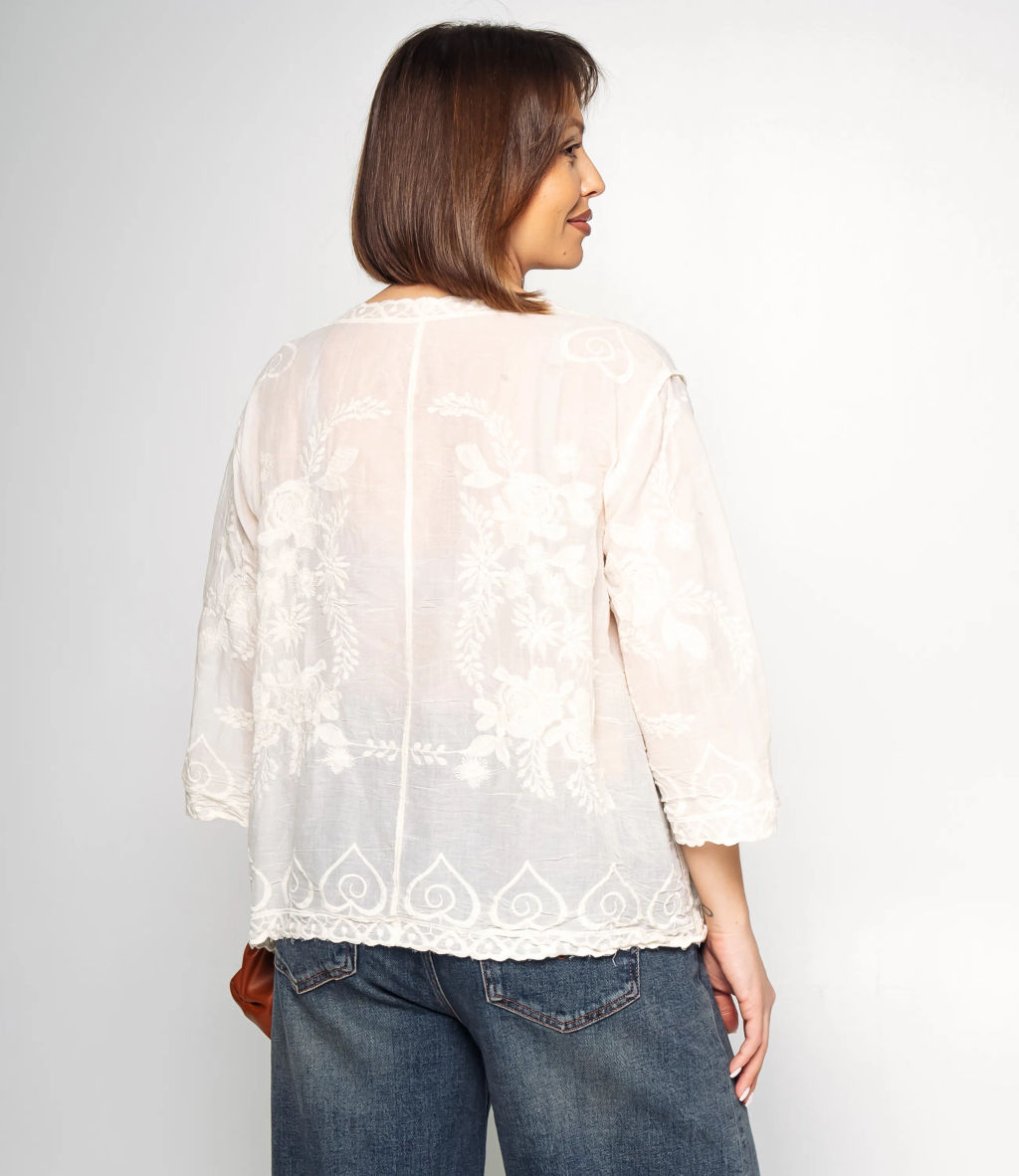 Блуза #КТ34 (5), светло-бежевый - Dommod фото 3