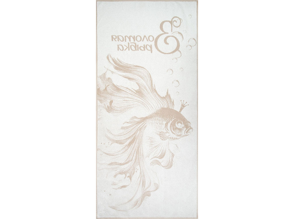 Полотенце махровое 6с102.511ж2 Золотая рыбка(лен3) 67х150см