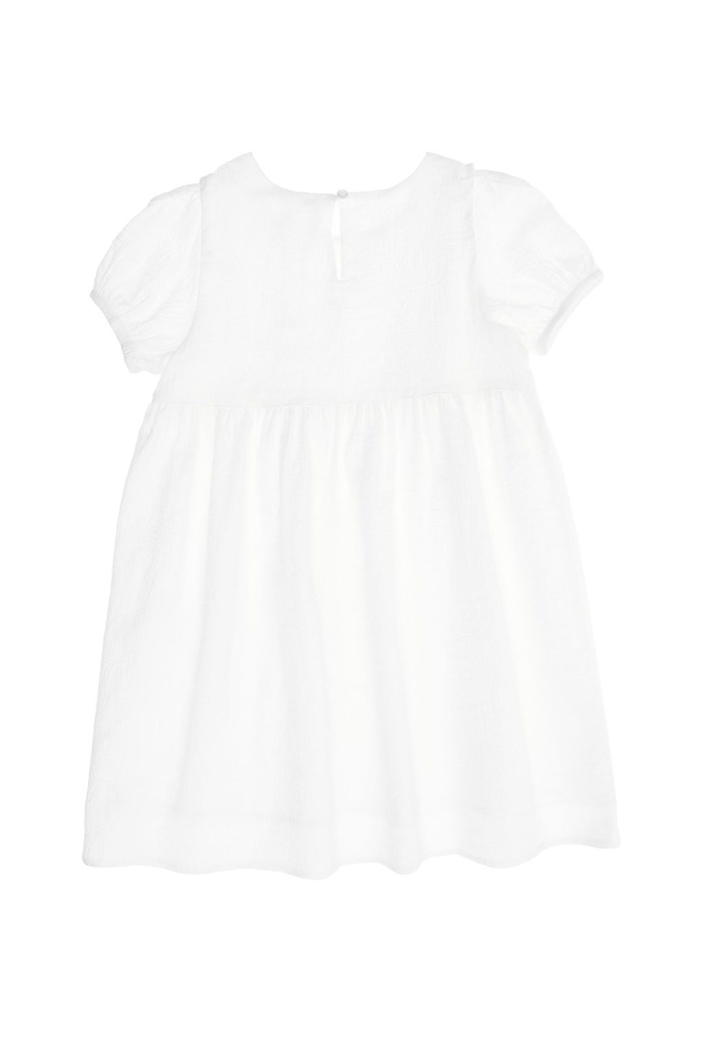 U. S. Polo Assn Белое тканое платье с короткими рукавами для девочки - U.s. polo assn фото 3