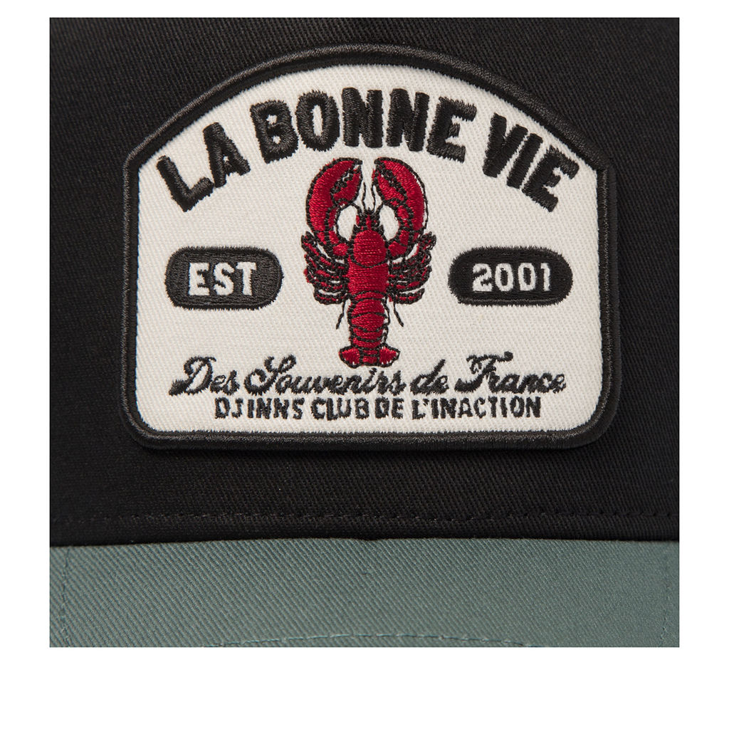 Бейсболка DJINNS арт. HFT La Bonne Vie (черный / серый)