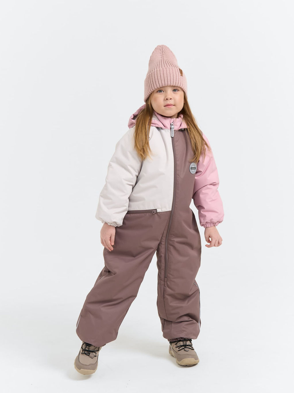 Комбинезон демисезонный Колор блок Мокко - Bungly фото 3