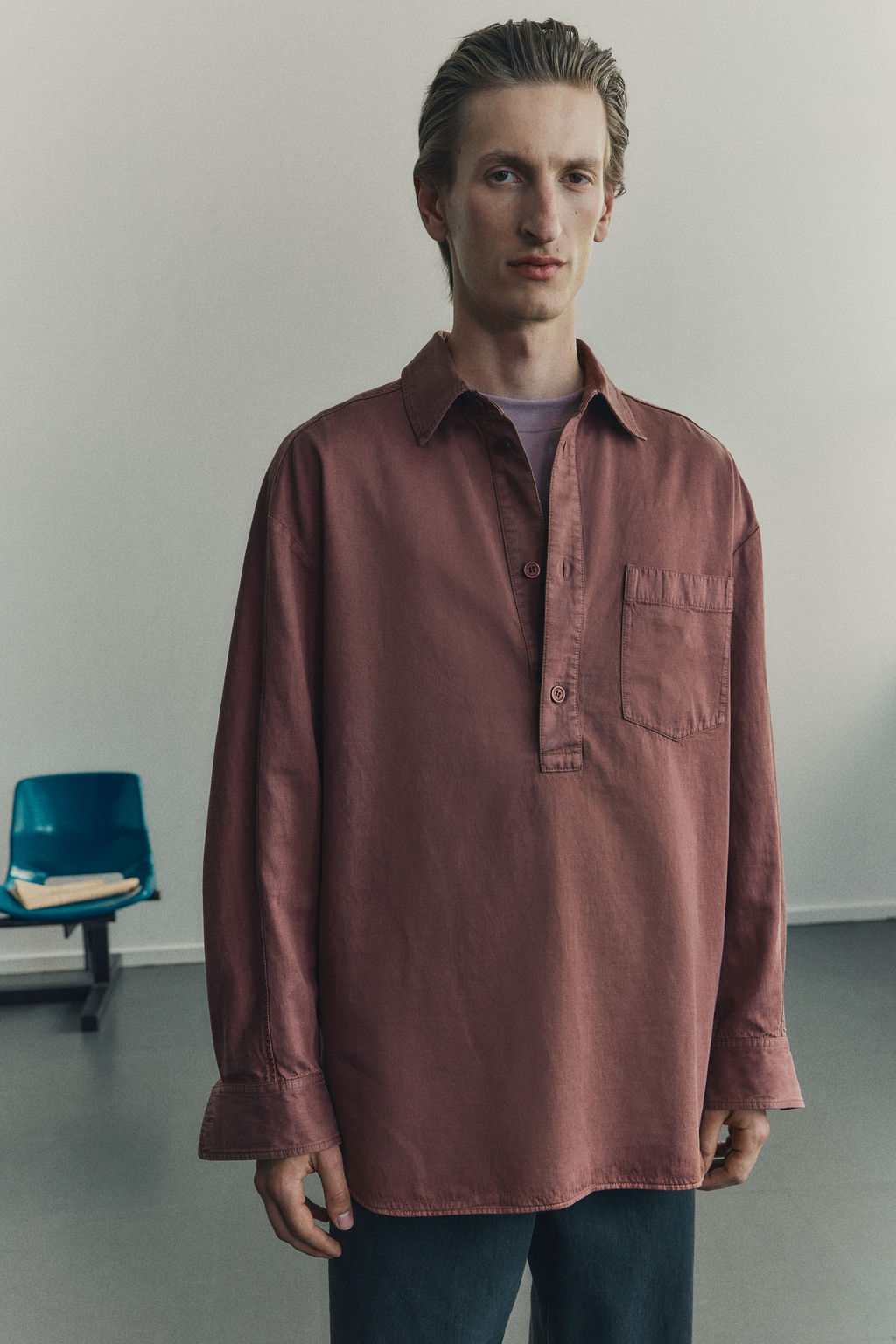 Camisa popover Loose Fit - H&m фото 6