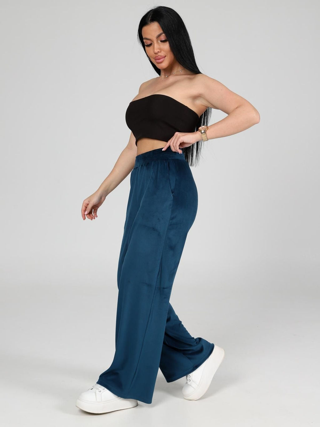 IV-CAPRIZ Марлена Купер - брюки из велюра с лайкрой  фото 2