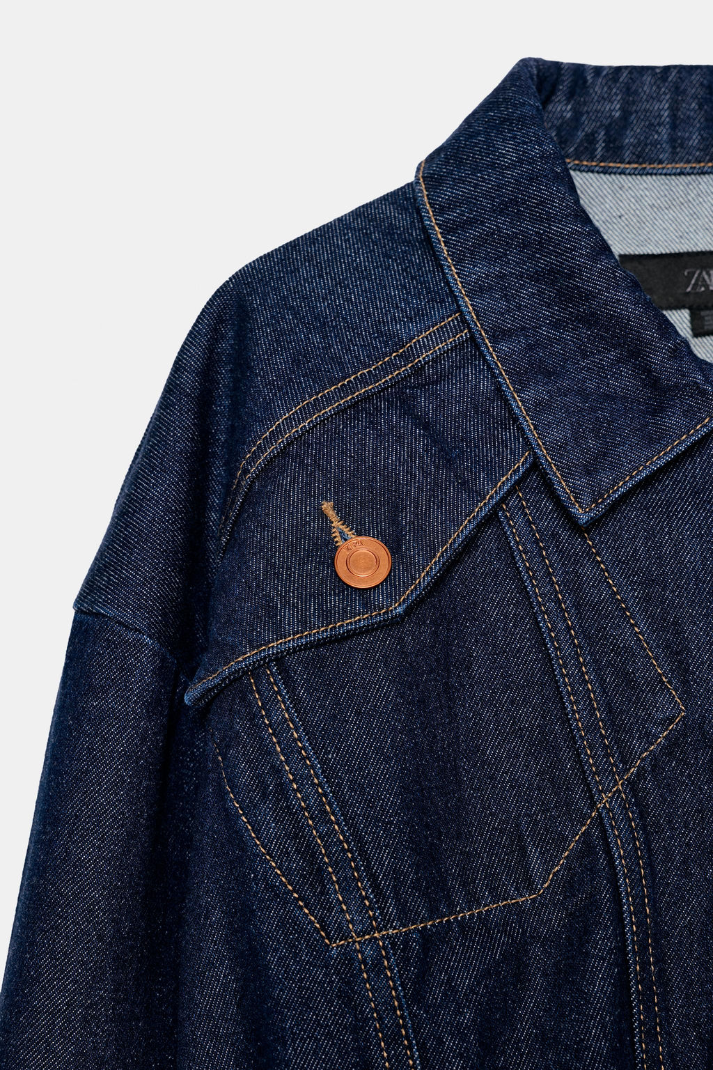 Z1975 DENIM BOMBER JACKET - Zara фото 11