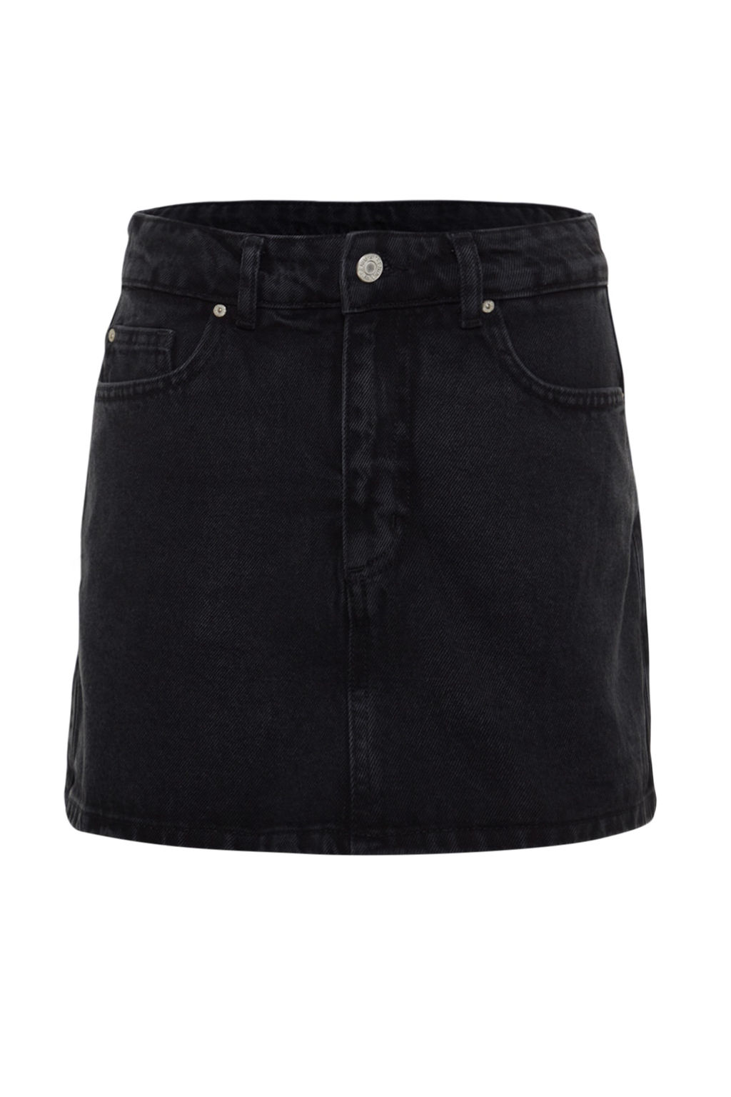 Siyah More Sustainable Mini Denim Sort Etek TWOSS23SR00190