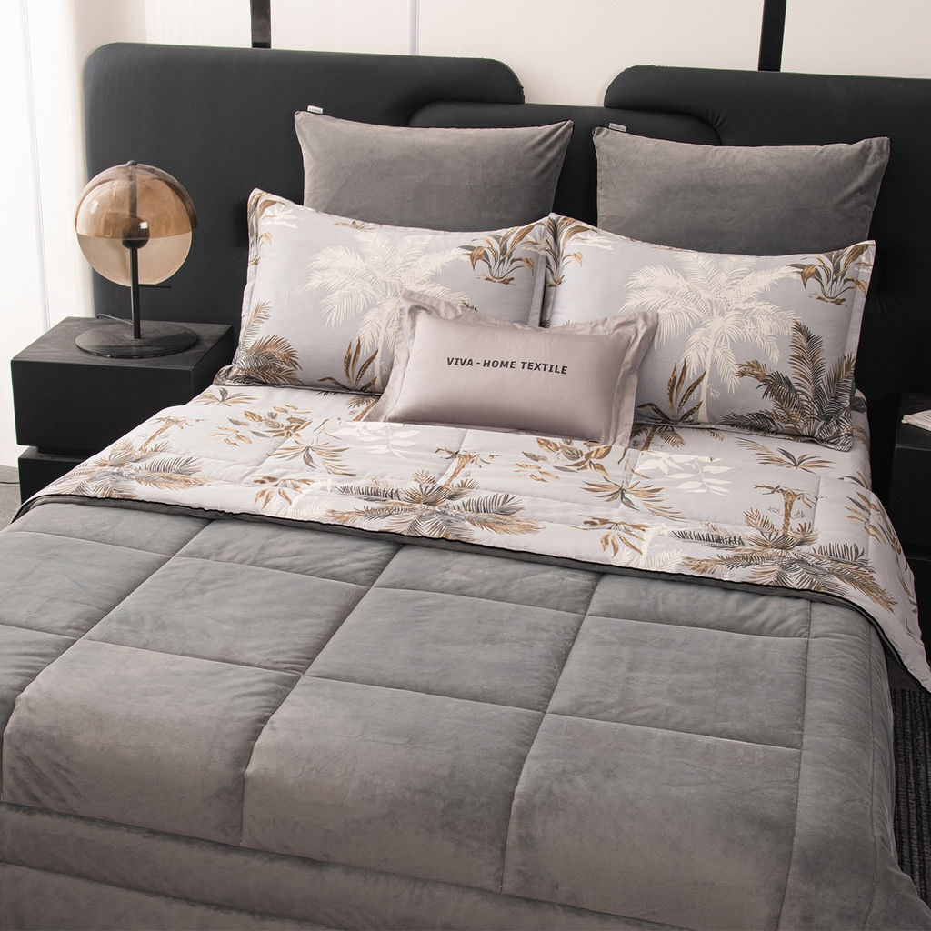 Комплект постельного белья на резинке Сатин Velouria Luxe с Одеялом VLR009 - Ситрейд фото 3