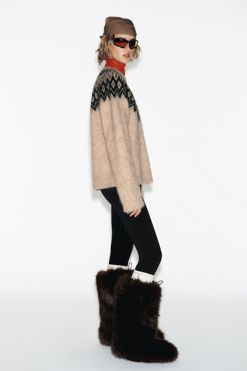 JUMPER WITH ALPACA JACQUARD SKI COLLECTION - Zara фото 17