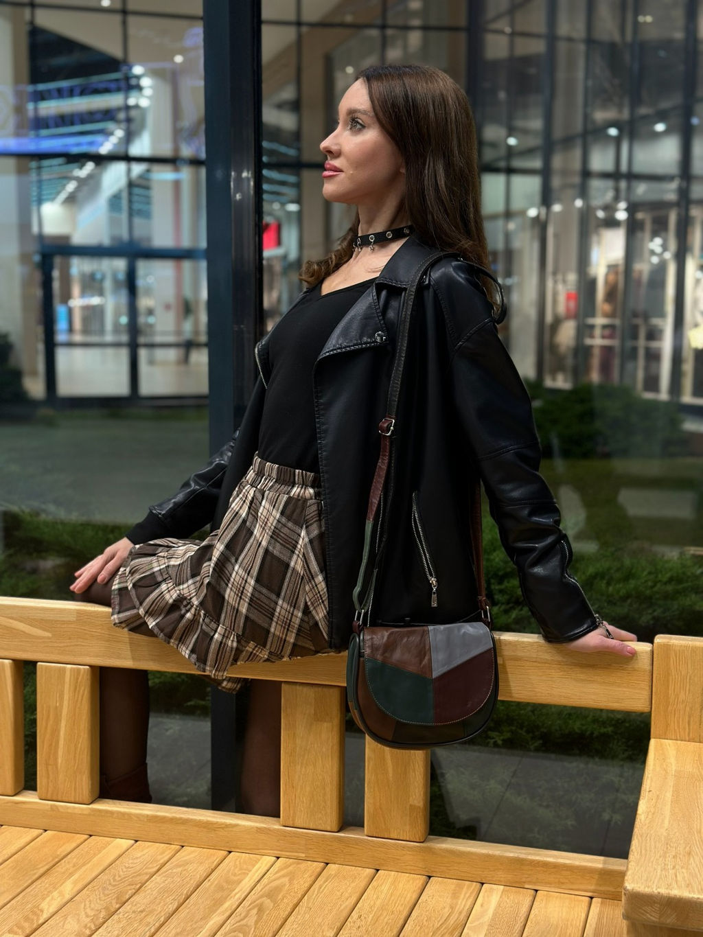 Сумка женская из телячьей кожи