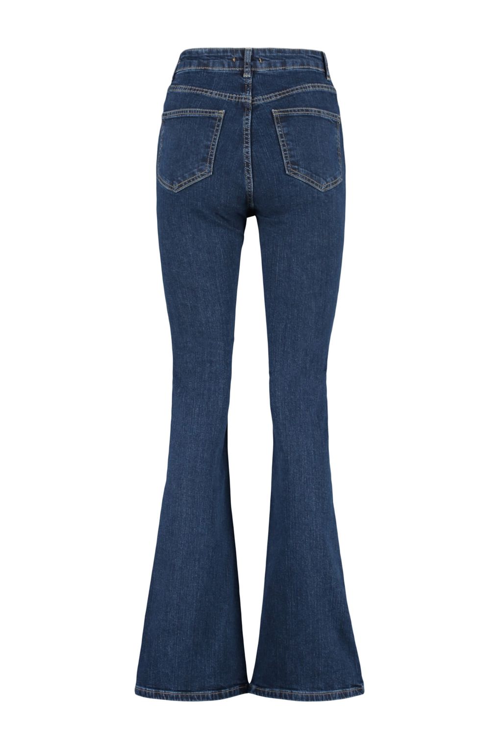 TRENDYOLMILLA Koyu Mavi Super Yuksek Bel Flare Jeans TWOSS23JE00064 фото 8