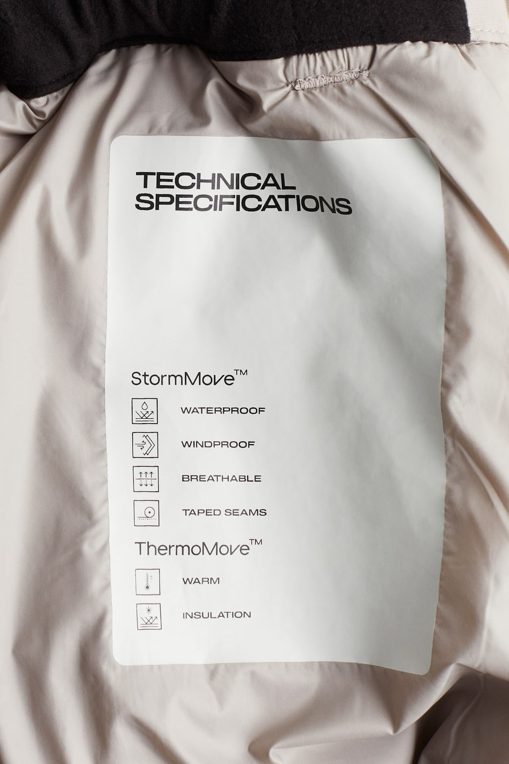 Pantalon de esquiar acolchado baggy en StormMove - H&m фото 8