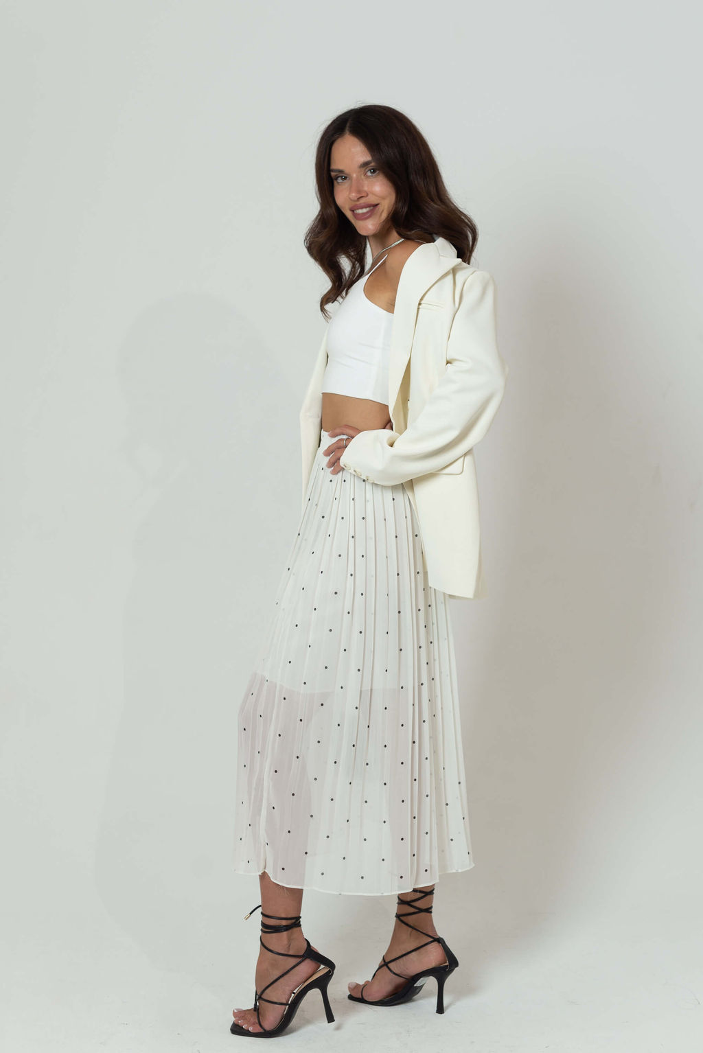 Юбка Эдита (молочный) - Nadi bordo фото 10