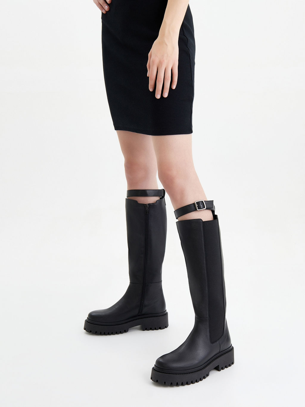 Сапоги Ralf Ringer из натуральной кожи черные  фото 6