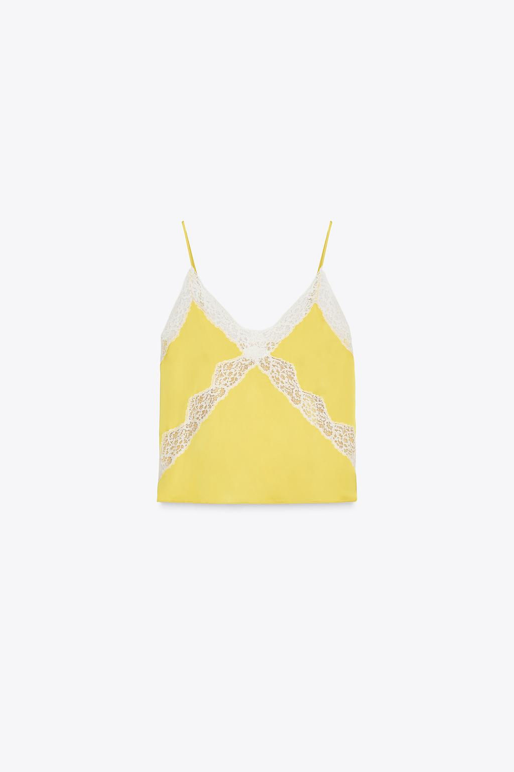 LACE CAMISOLE TOP - Zara фото 3