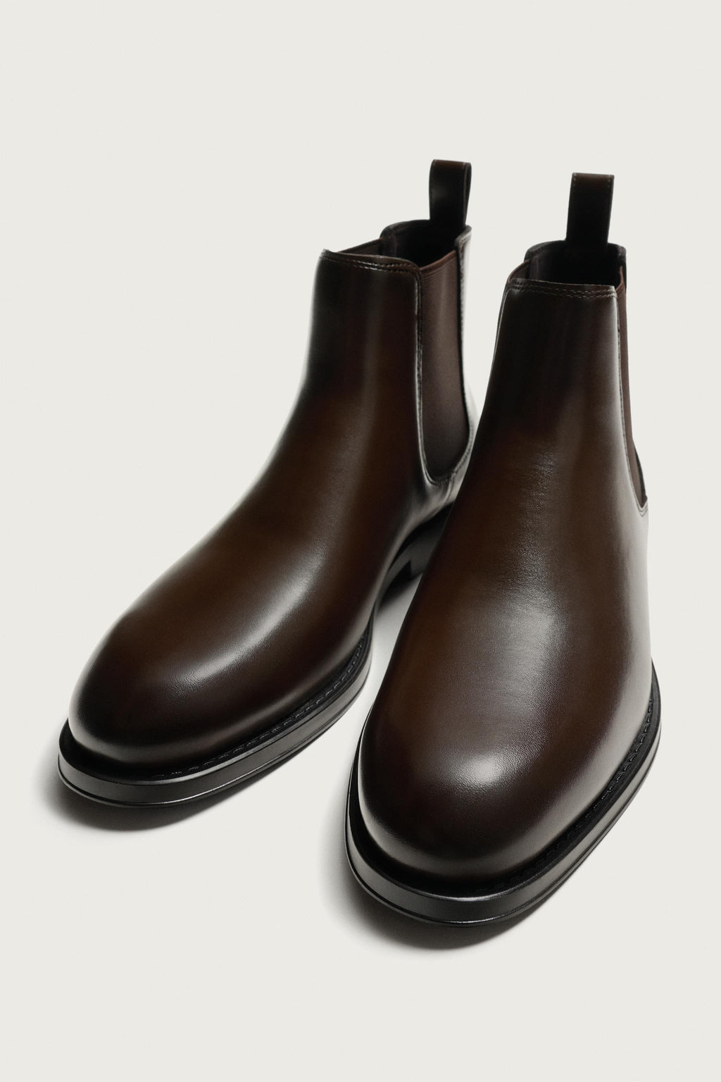BOTA CHELSEA PUNTA / Marr?n - Zara фото 2