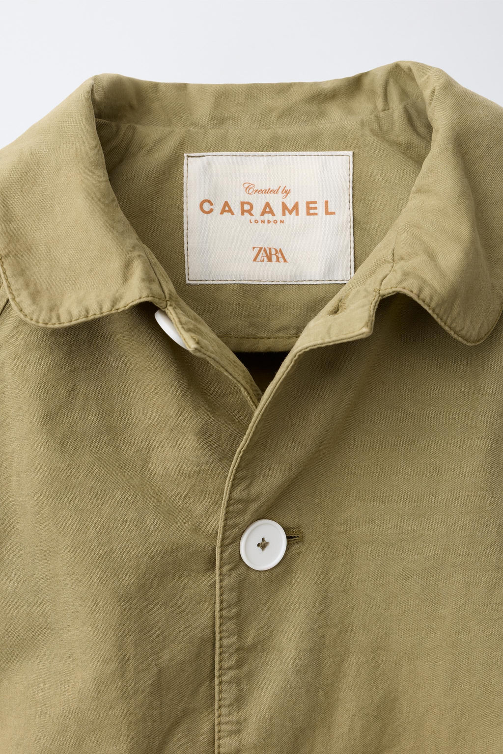 GABARDINA CORTA CREATED BY CARAMEL LONDON X ZARA / Khaki  фото 3