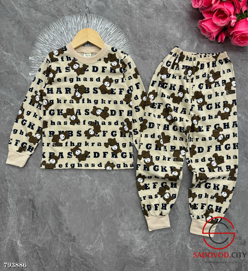 Пижама для детей с принтом