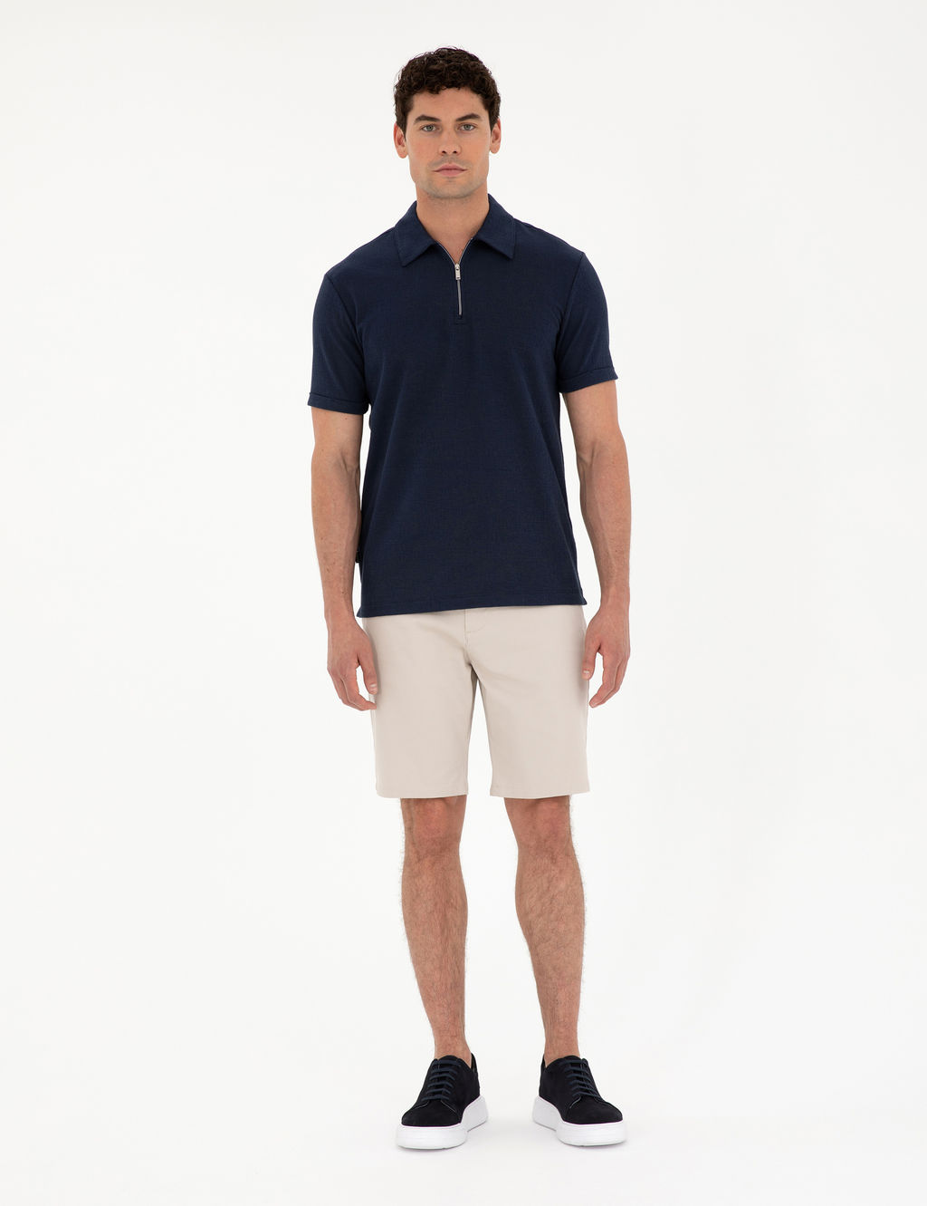 Lacivert Slim Fit Ti__rt