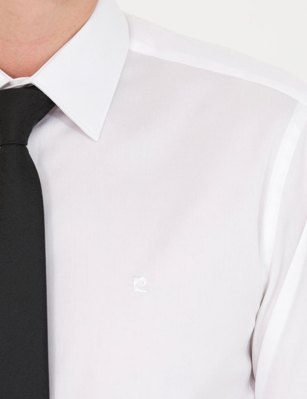 Beyaz Slim Fit Uzun Kollu Basic G_mlek - Pierre cardin фото 14