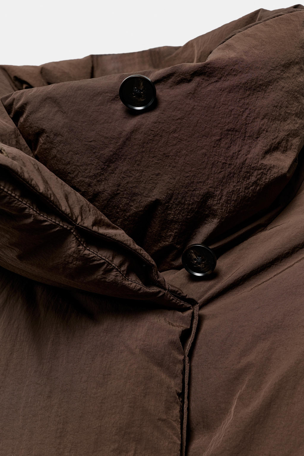 SHORT QUILTED ANORAK WITH WATER AND WIND PROTECTION - Zara фото 8