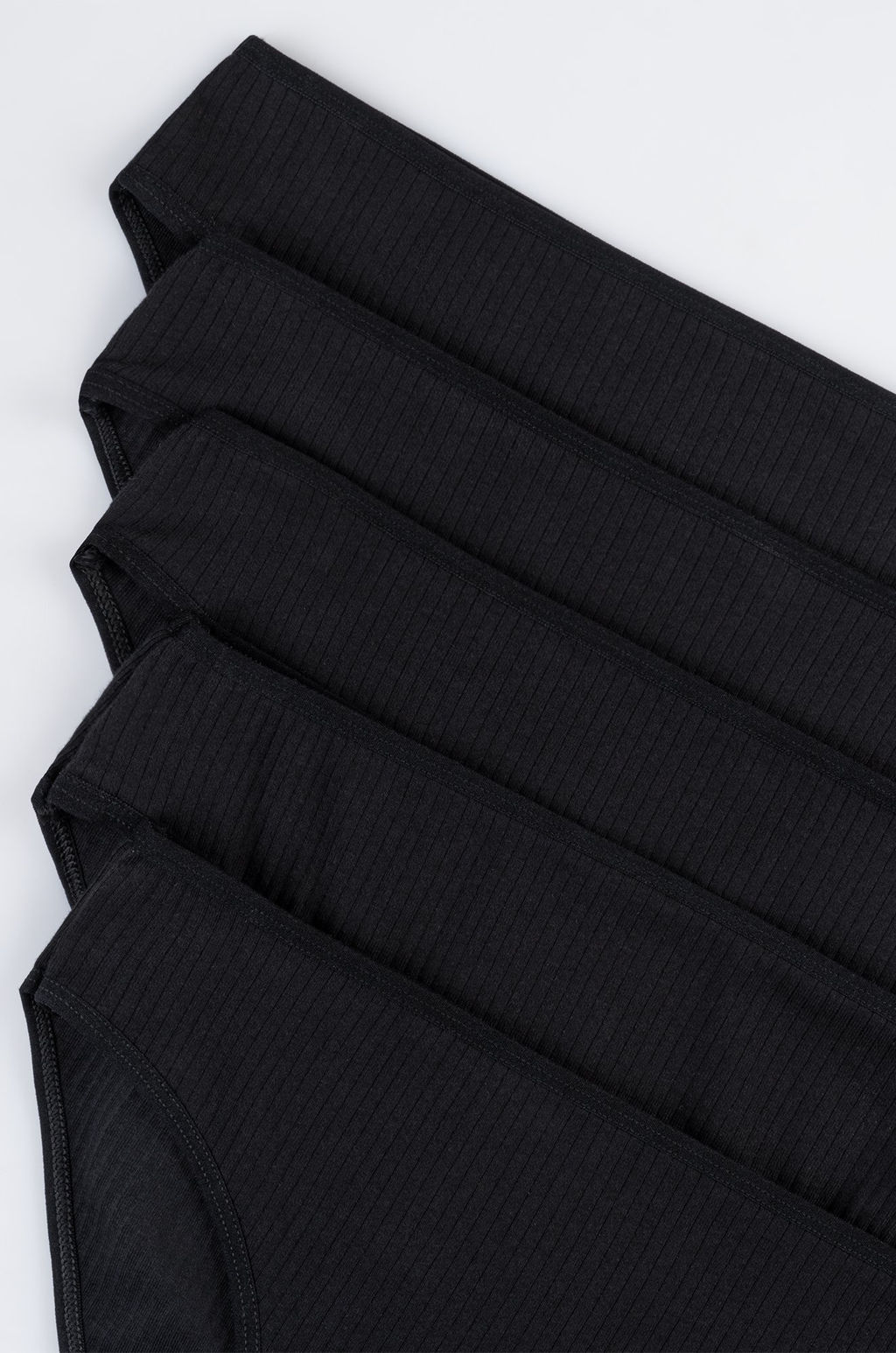 Женские трусы-слипы в рубчик 5шт. Happyfox